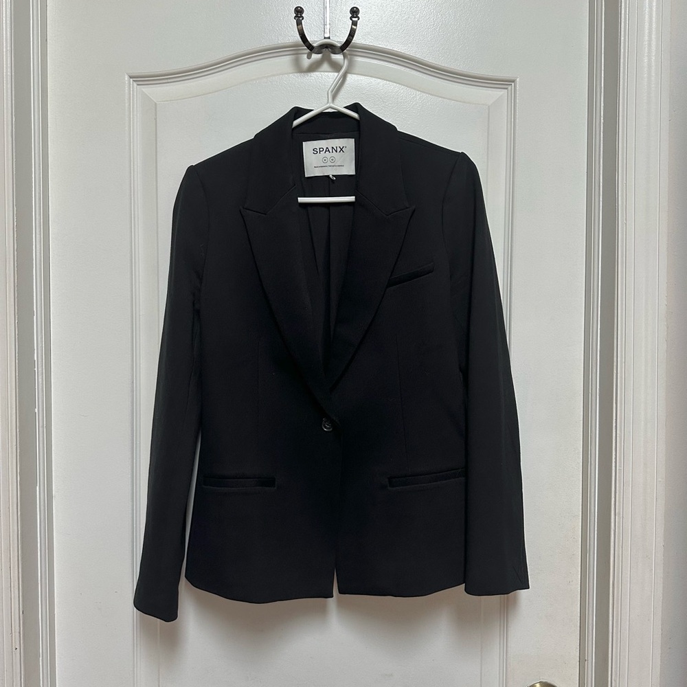 NEW SPANX Women’s Ponte Blazer Classic Black M